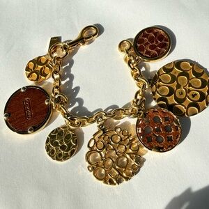 Vintage Coach Charm Bracelet
